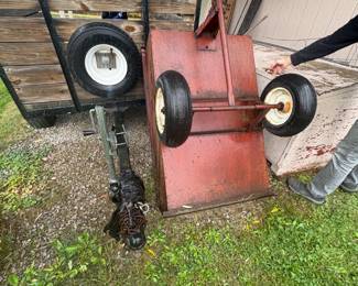 . . . pull-behind cart