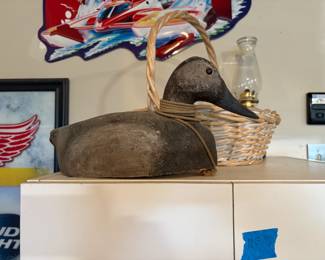 . . . authentic duck decoy