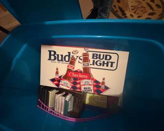 . . . Bud Light checkers