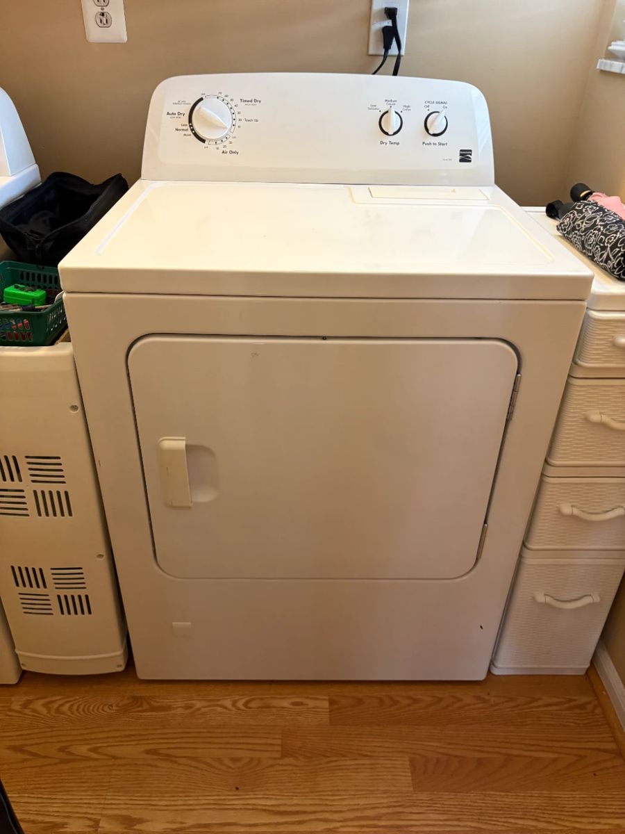 . .. Kenmore dryer