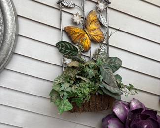 . . . butterfly yard art