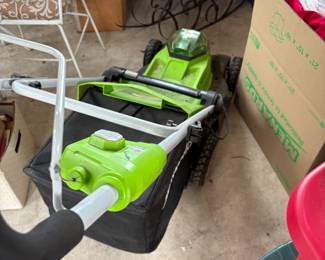 . . . electric mower