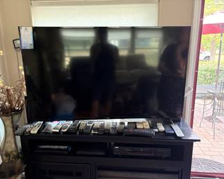 . . . and flat-screen TV
