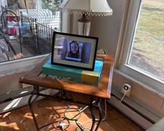 . . . end table