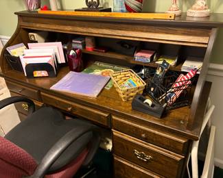 . . . roll-top desk