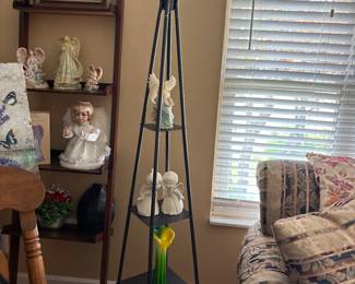 . . .  cute standing lamp with shelves