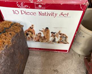 . .. Nativity set
