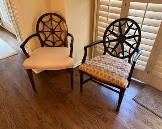 Spider Back Occasional Chairs