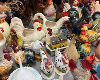 Indiana glass nesting hens