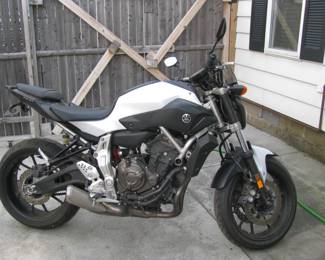 2015 Yamaha FZ 07. 12,671 miles