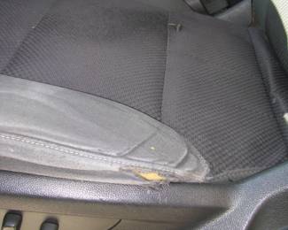 Tear in seat