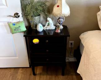 Great nightstand and accessories