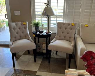 These are part of the dining room chairs.