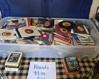 Over 700 45s $1 each or $500 for all.  Mostly 1978 to 1981.  My DJ years. 