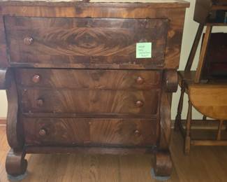 Antique Chest of drawers that transforms into a desk. Lovely old piece. $400