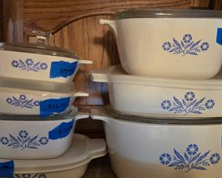 Corningware Blue Cornflower Pattern.