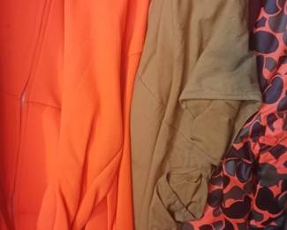 Hunting wear in the garage too