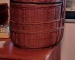a three tiered sewing basket FULL