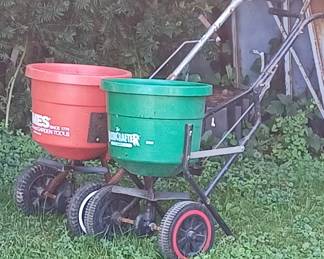 a pair of seeders and feeders