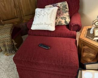 Chair & ottoman 
