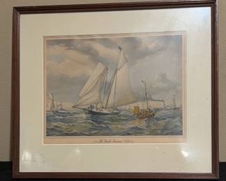 The Yacht America 1851 Framed Print