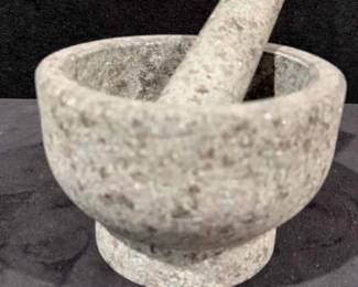 Stone Mortar Pestle