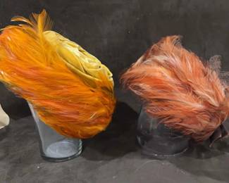 Vintage Jackwill Original Feather Hat