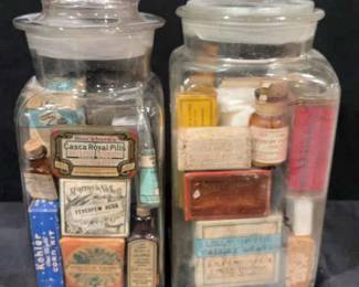 Vintage Apothecary Jars