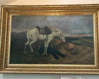1878 J A Walker Painting The Fallen Bugler