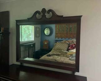 Mahogany Dresser With Mirror