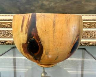 Norfolk Pine Carved Bowl