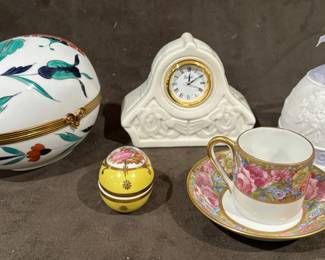 Limoges Lladro And Belleck Collectibles
