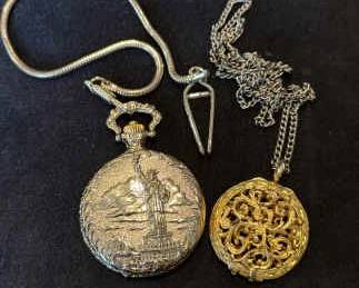 Limited Edition Commerative Statue Of Liberty Pocket Watch