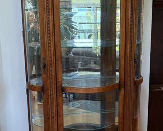 Curved Display Cabinet