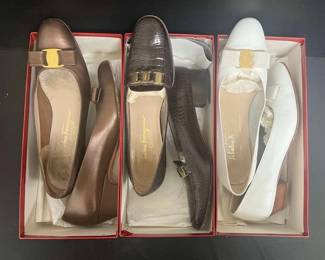 SR1011Vintage Salvatore Ferragamo Womens Shoes 3