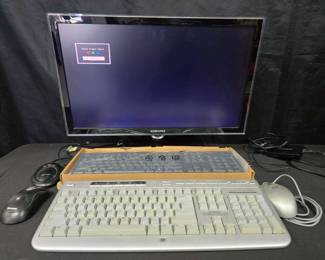 CT541Samsung 23 Inch monitor with keyboards