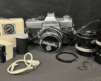 CT480Minolta SRT101 Camera, lenses and accessories