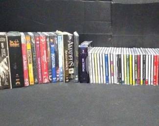 CT517Mystery Lot 1 CDs, DVDs, VHS