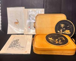 CT453Vintage Chinese Ink Painting And More