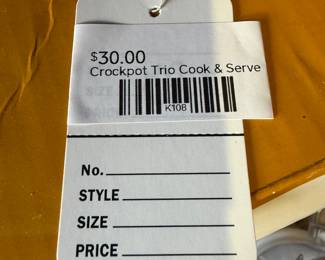 Crockpot Trip Cook & Serve