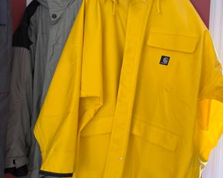 Carhartt Yellow Vinyl Raincoat
