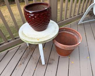 Planters, Outdoor Table
