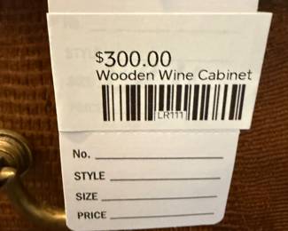Wooden Wine Cabinet