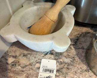 Marble Mortar & Pestle