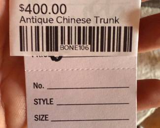 Antique Chinese Trunk