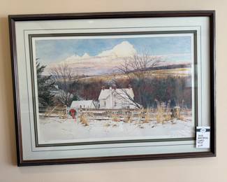 David Armstrong Signed Print