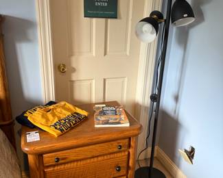 Floor Lamp, Arber Dark Oak Nightstand