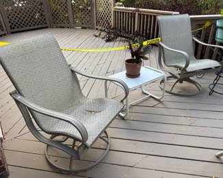 Outdoor Chairs, Outdoor Table