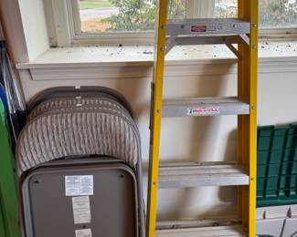 Folding Chairs, Ladder