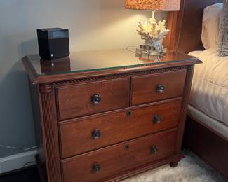 Durham Furniture 4 Drawer Side Table (36"W x 17"D x 31"H / Pair)